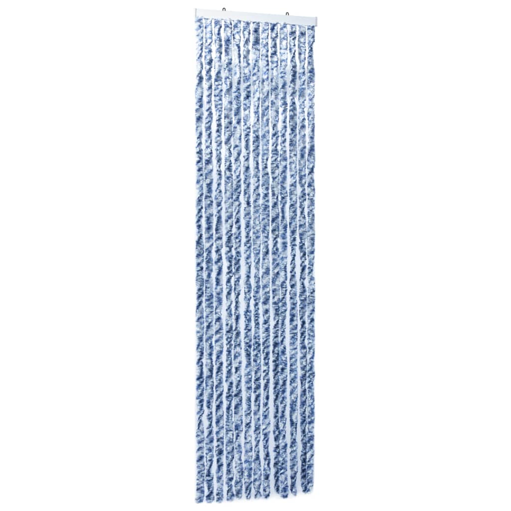 Hyönteisverho sinivalkoinen 90x200 cm Chenille - Sisustajankoti.fi