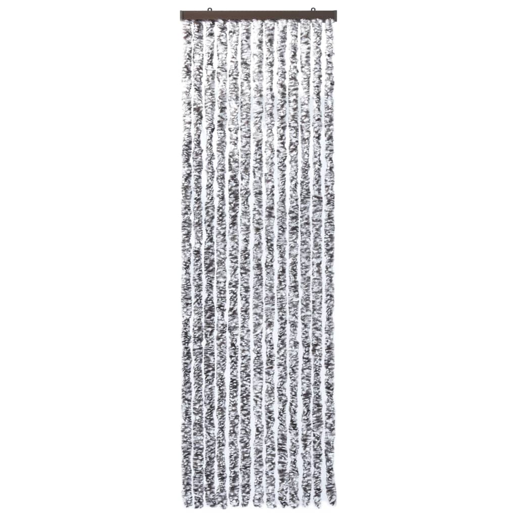 Hyönteisverho ruskea ja beige 56x200 cm Chenille - Sisustajankoti.fi