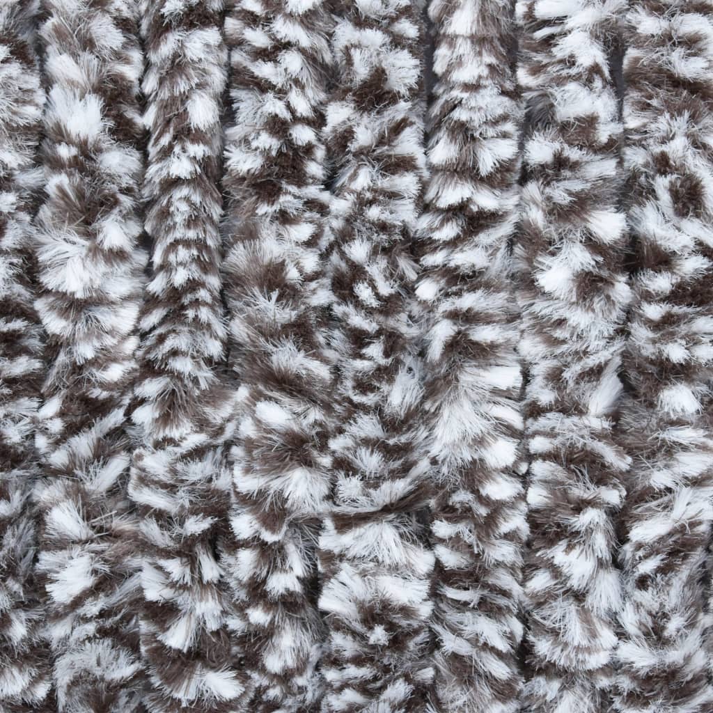 Hyönteisverho ruskea ja beige 56x200 cm Chenille - Sisustajankoti.fi