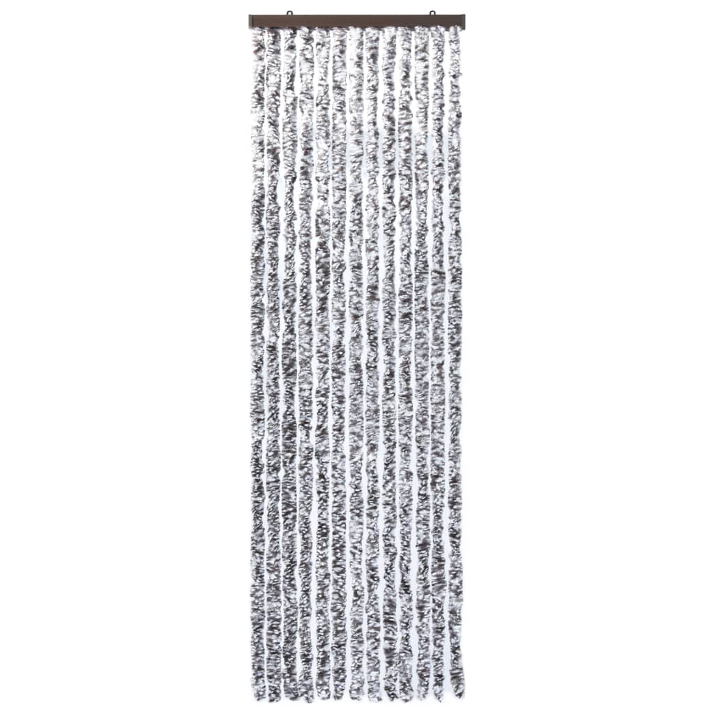 Hyönteisverho ruskea ja beige 90x200 cm Chenille - Sisustajankoti.fi