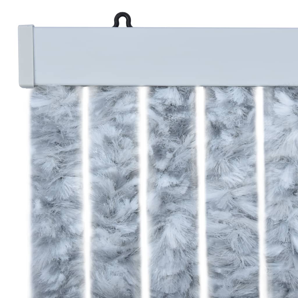 Hyönteisverho harmaavalkoinen 56x200 cm Chenille - Sisustajankoti.fi