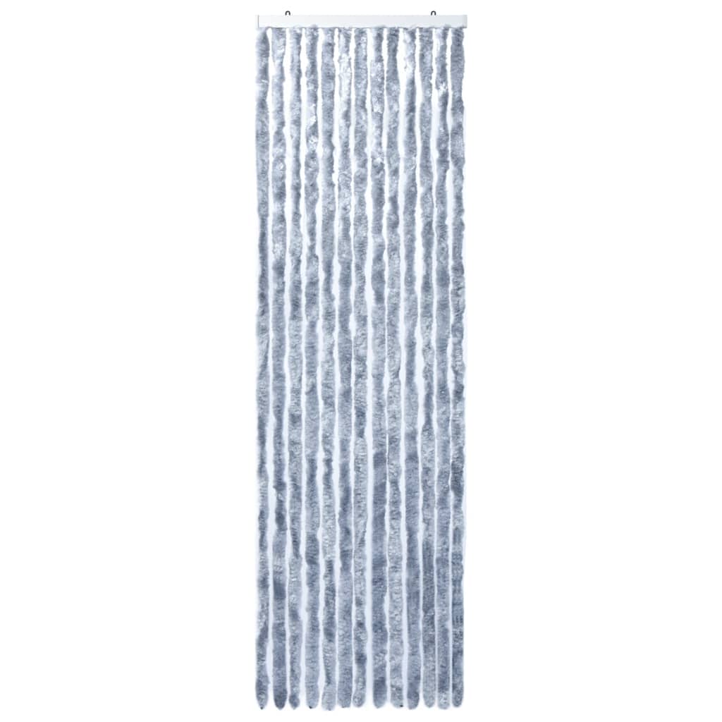 Hyönteisverho hopea 56x200 cm Chenille - Sisustajankoti.fi