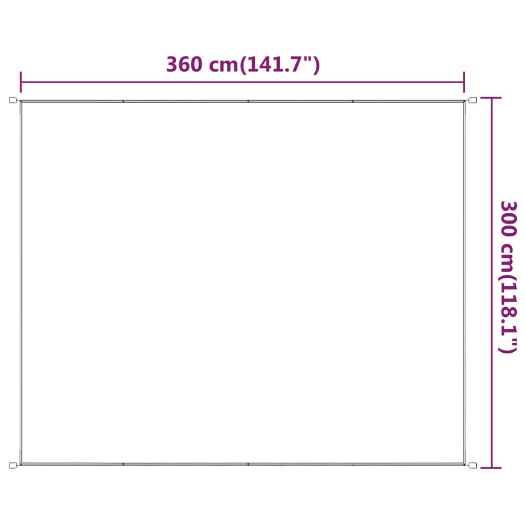 Pystymarkiisi beige 300x360 cm Oxford kangas - Sisustajankoti.fi