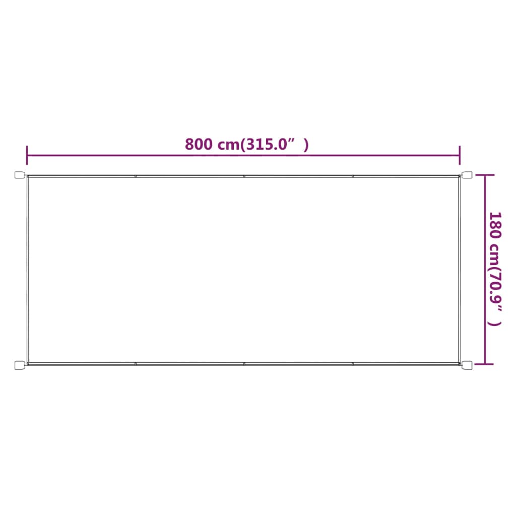 Pystymarkiisi sininen 180x800 cm Oxford kangas - Sisustajankoti.fi