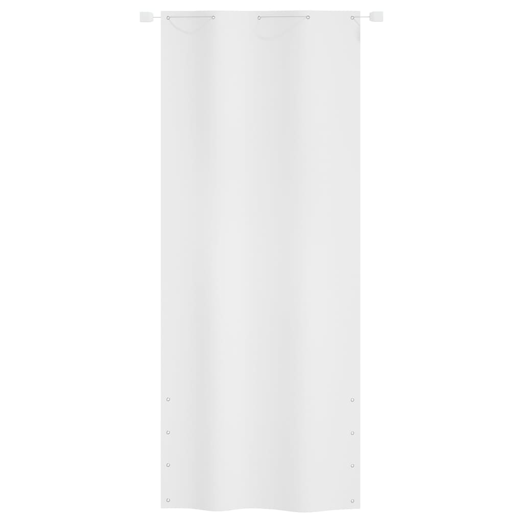 Parvekkeen suoja valkoinen 100x240 cm Oxford kangas - Sisustajankoti.fi