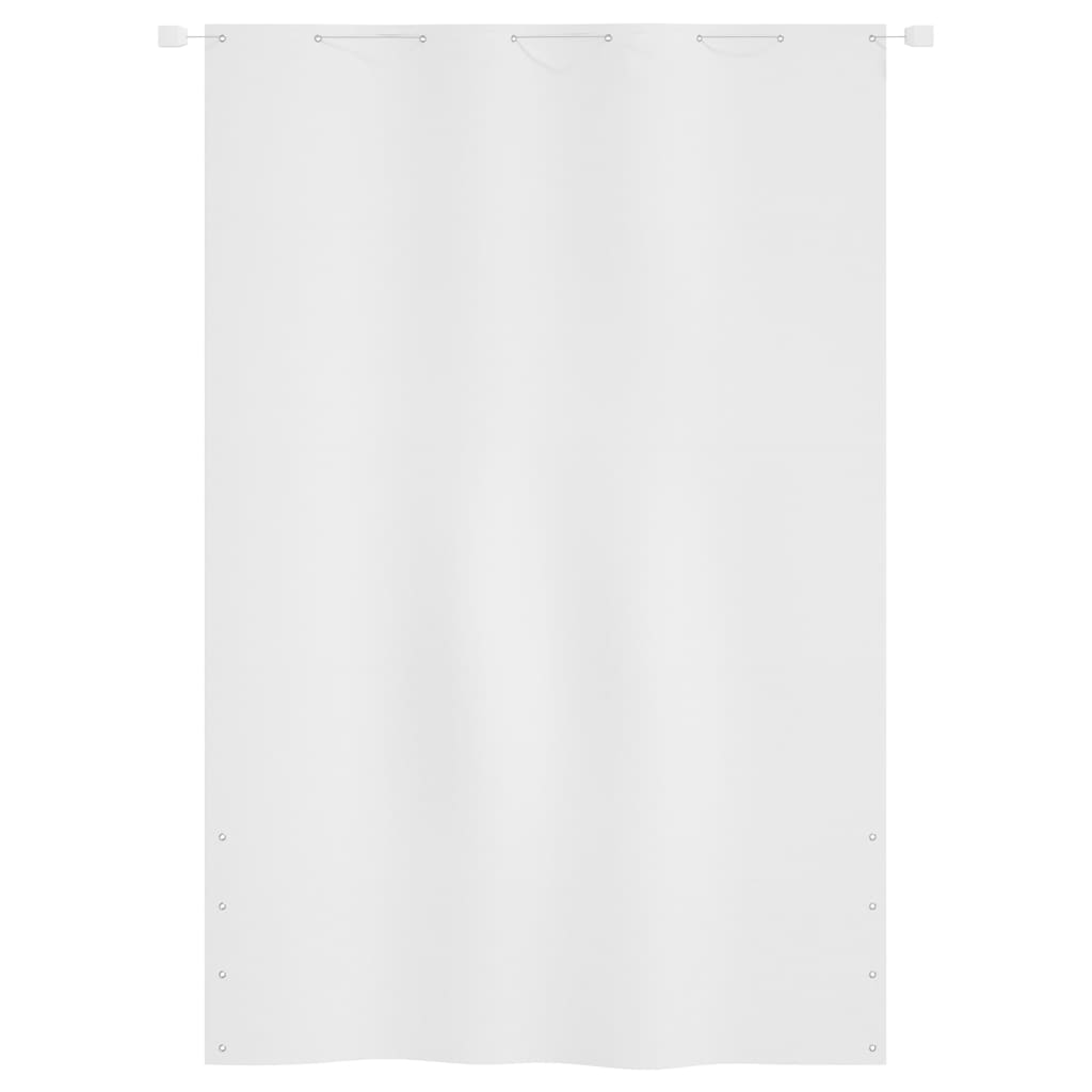Parvekkeen suoja valkoinen 160x240 cm Oxford kangas - Sisustajankoti.fi