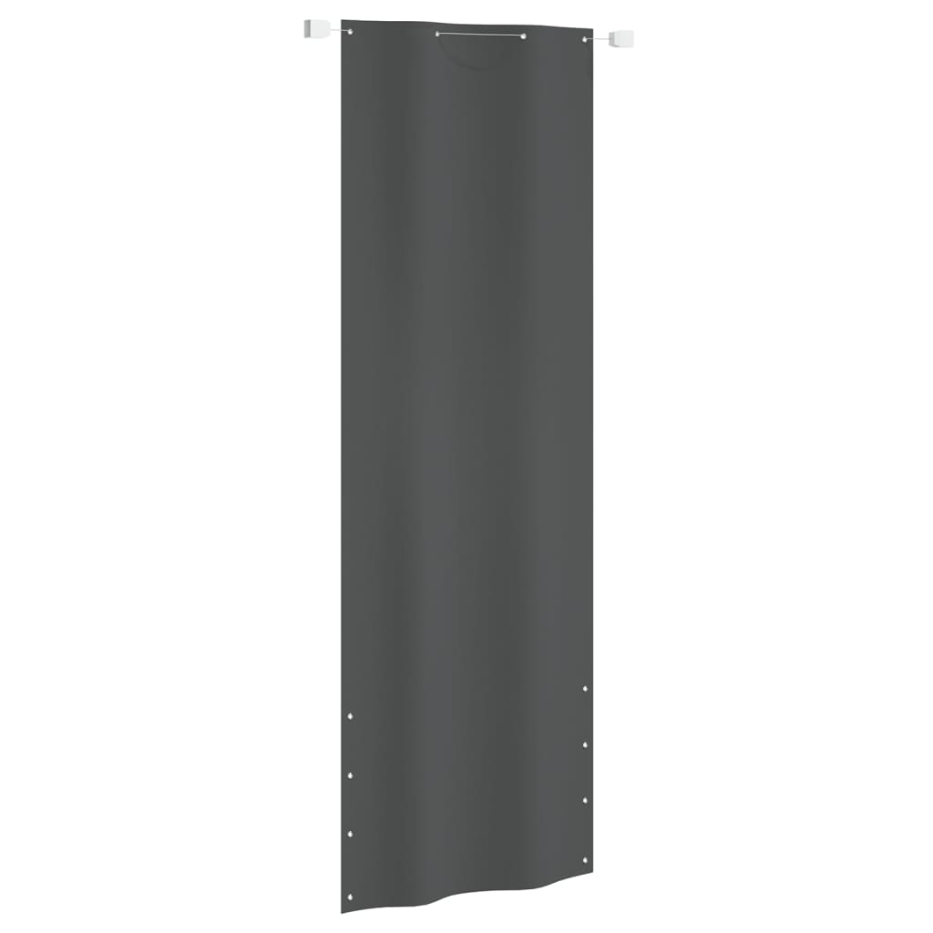 Parvekkeen suoja antrasiitti 80x240 cm Oxford kangas - Sisustajankoti.fi