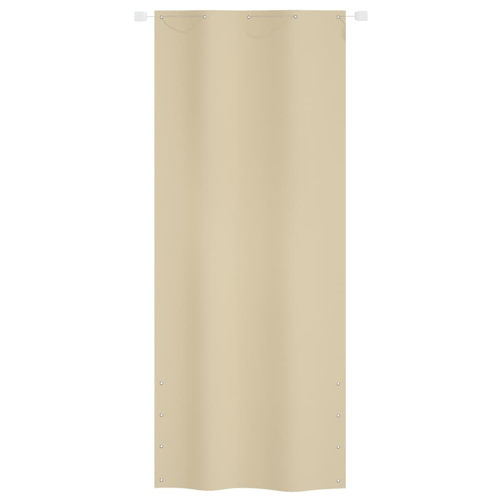 Parvekkeen suoja beige 100x240 cm Oxford kangas - Sisustajankoti.fi
