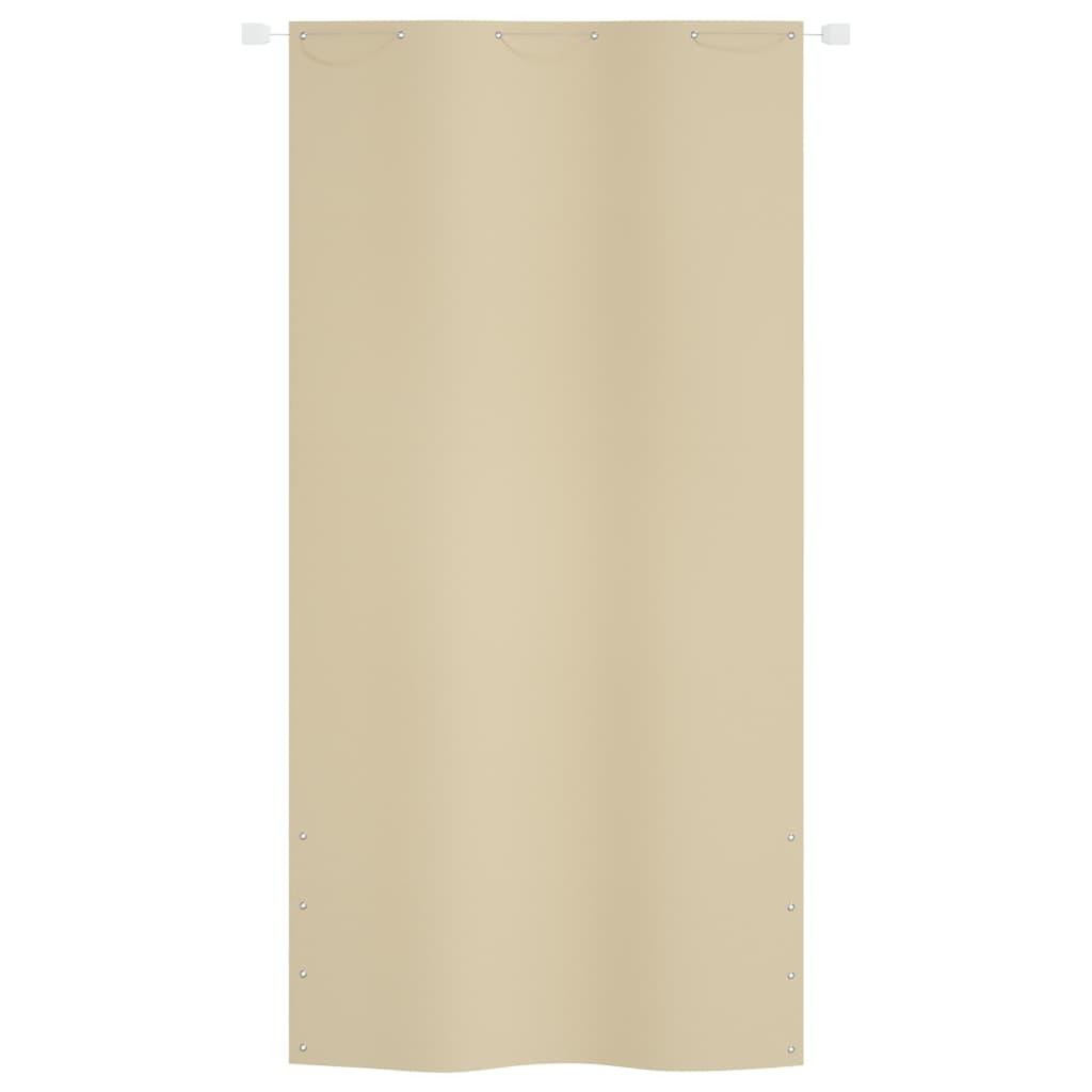 Parvekkeen suoja beige 120x240 cm Oxford kangas - Sisustajankoti.fi