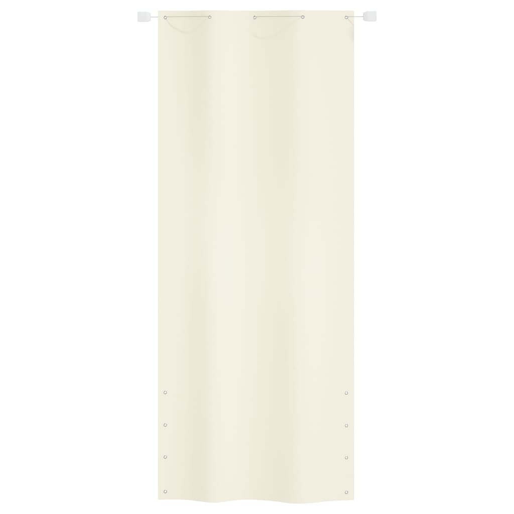 Parvekkeen suoja kerma 100x240 cm Oxford kangas - Sisustajankoti.fi