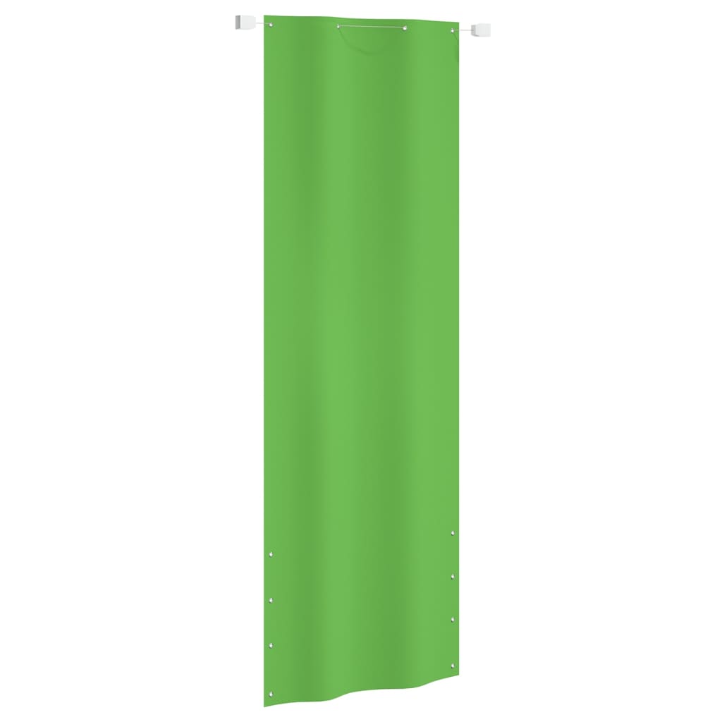 Parvekkeen suoja vaaleanvihreä 80x240 cm Oxford kangas - Sisustajankoti.fi