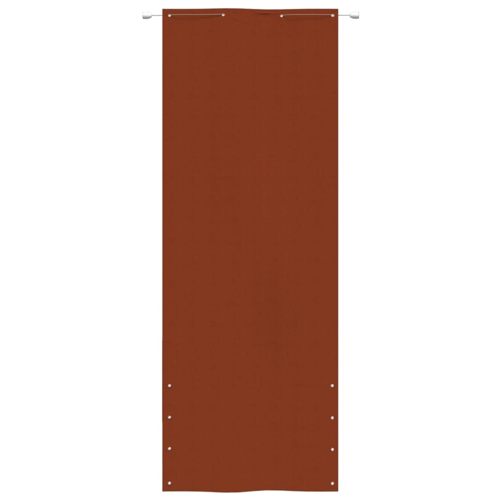 Parvekkeen suoja terrakotta 80x240 cm Oxford kangas - Sisustajankoti.fi