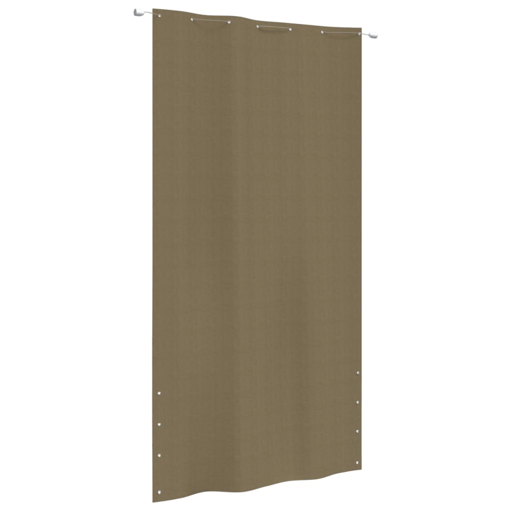 Parvekkeen suoja taupe 140x240 cm Oxford kangas - Sisustajankoti.fi