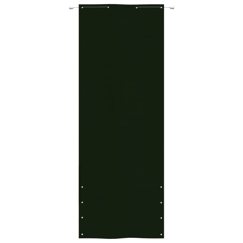Parvekkeen suoja tummanvihreä 80x240 cm Oxford kangas - Sisustajankoti.fi