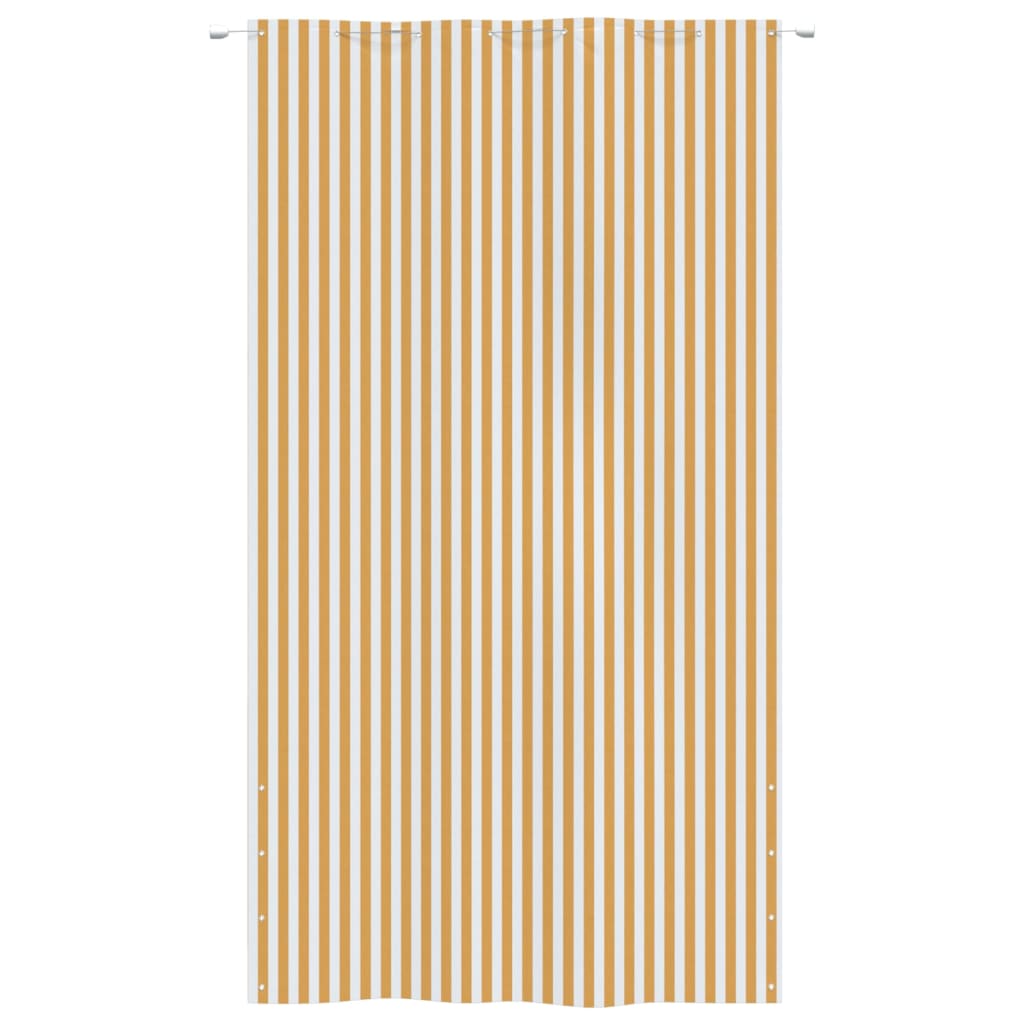 Parvekkeen suoja keltainen/valkoinen 160x240 cm Oxford kangas - Sisustajankoti.fi