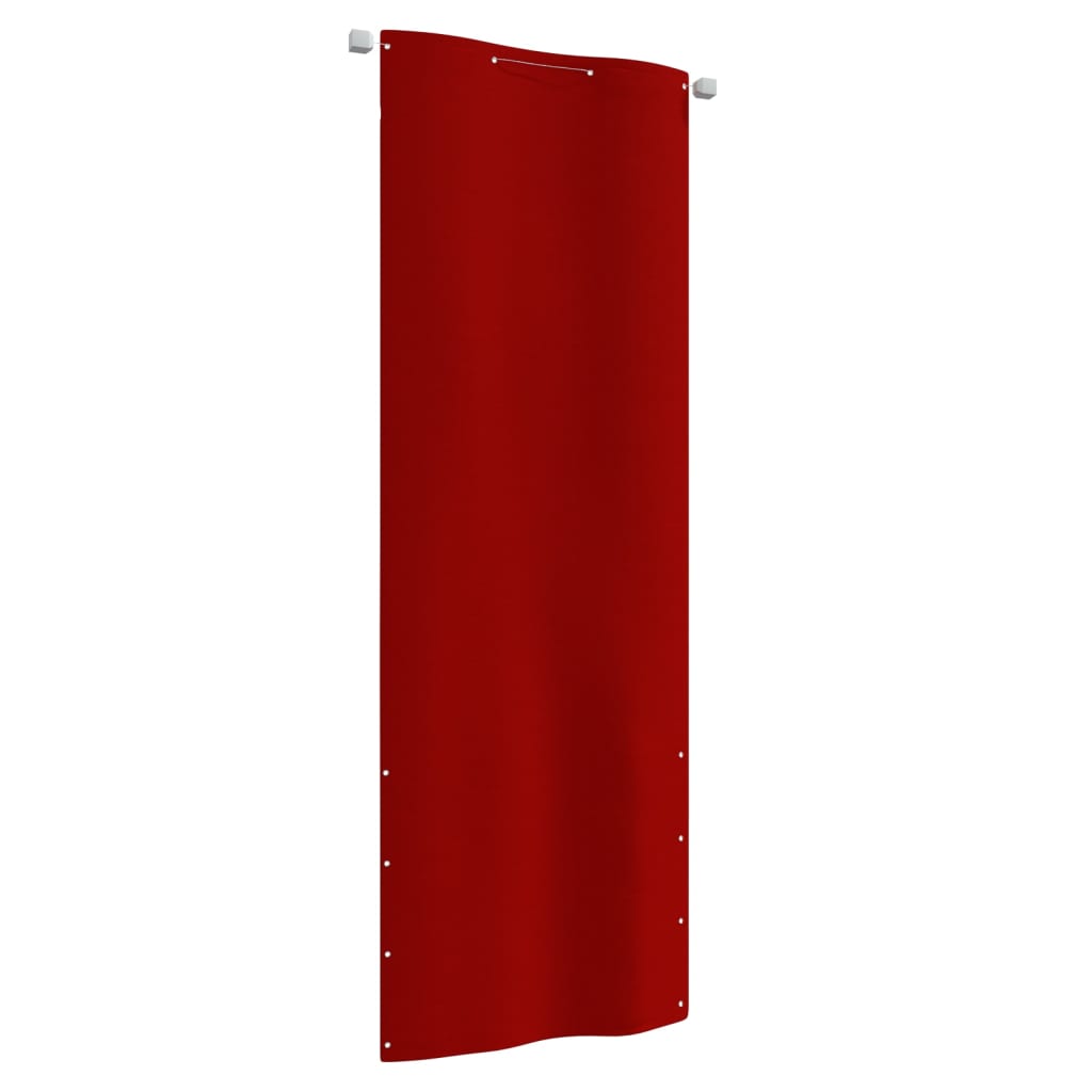 Parvekkeen suoja punainen 80x240 cm Oxford kangas - Sisustajankoti.fi
