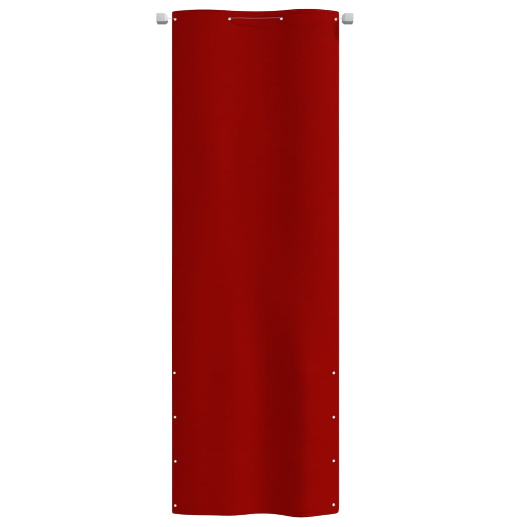 Parvekkeen suoja punainen 80x240 cm Oxford kangas - Sisustajankoti.fi