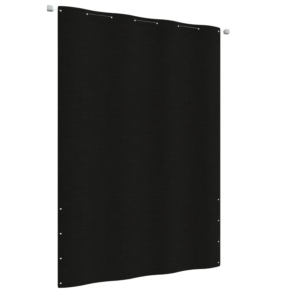Parvekkeen suoja musta 160x240 cm Oxford kangas - Sisustajankoti.fi