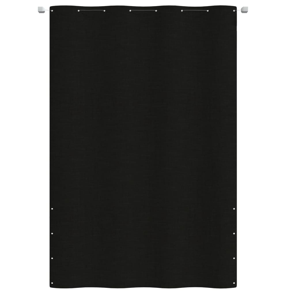 Parvekkeen suoja musta 160x240 cm Oxford kangas - Sisustajankoti.fi