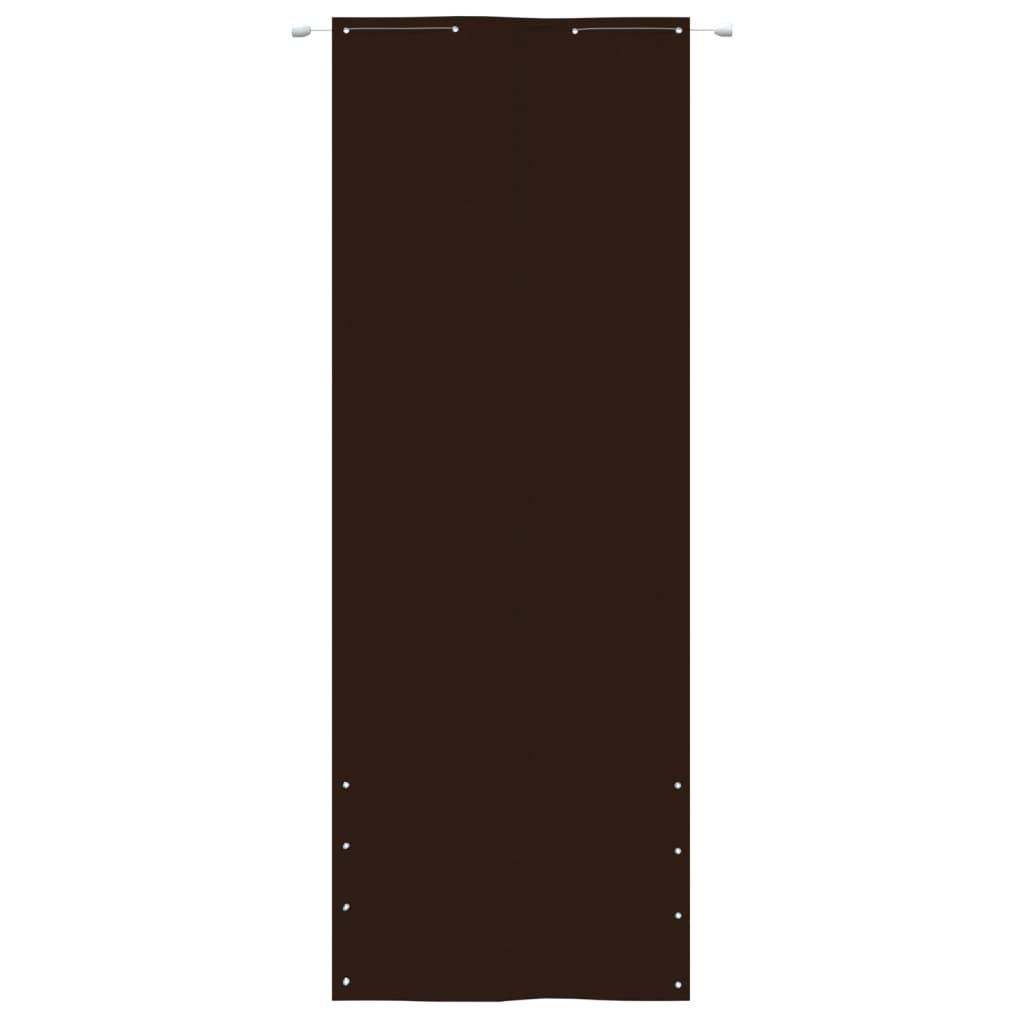 Parvekkeen suoja ruskea 80x240 cm Oxford kangas - Sisustajankoti.fi