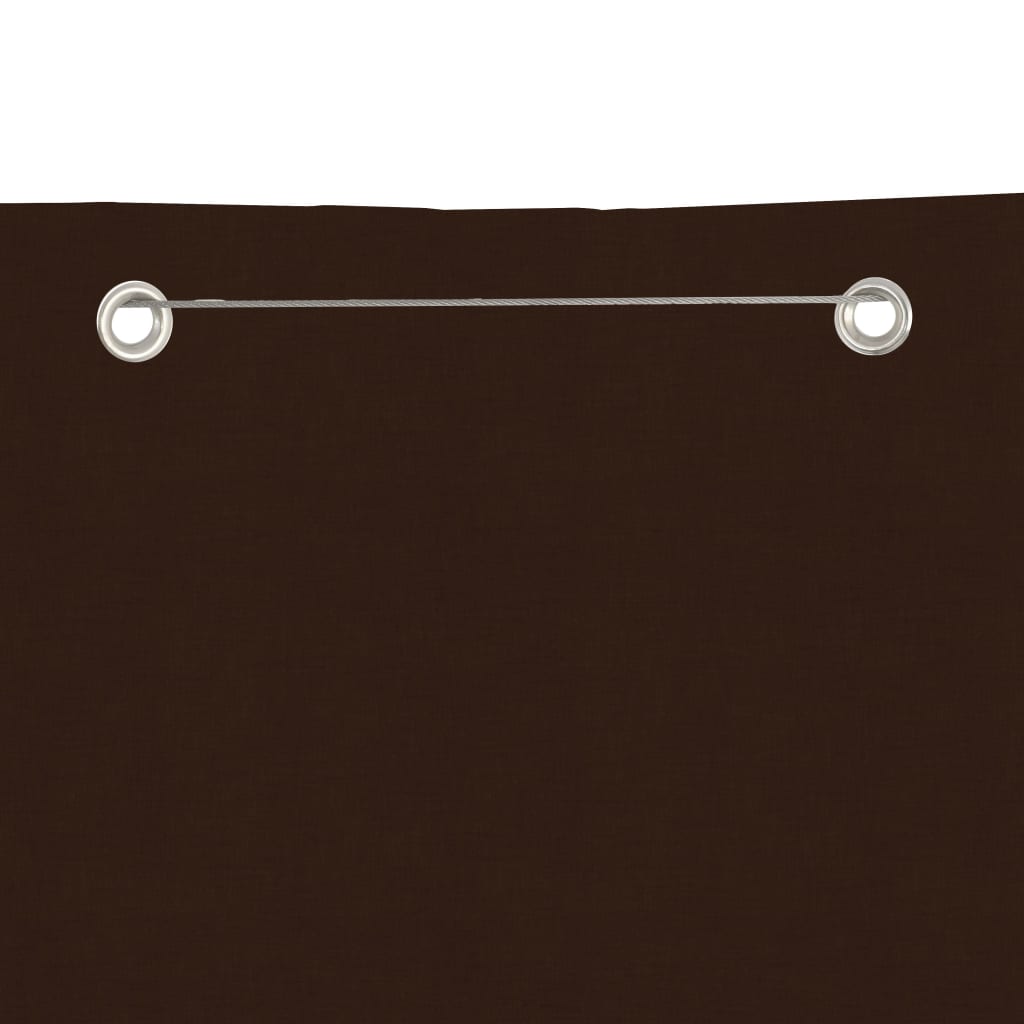 Parvekkeen suoja ruskea 80x240 cm Oxford kangas - Sisustajankoti.fi