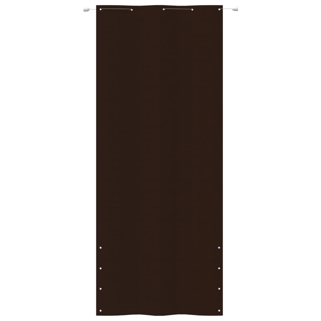 Parvekkeen suoja ruskea 100x240 cm Oxford kangas - Sisustajankoti.fi
