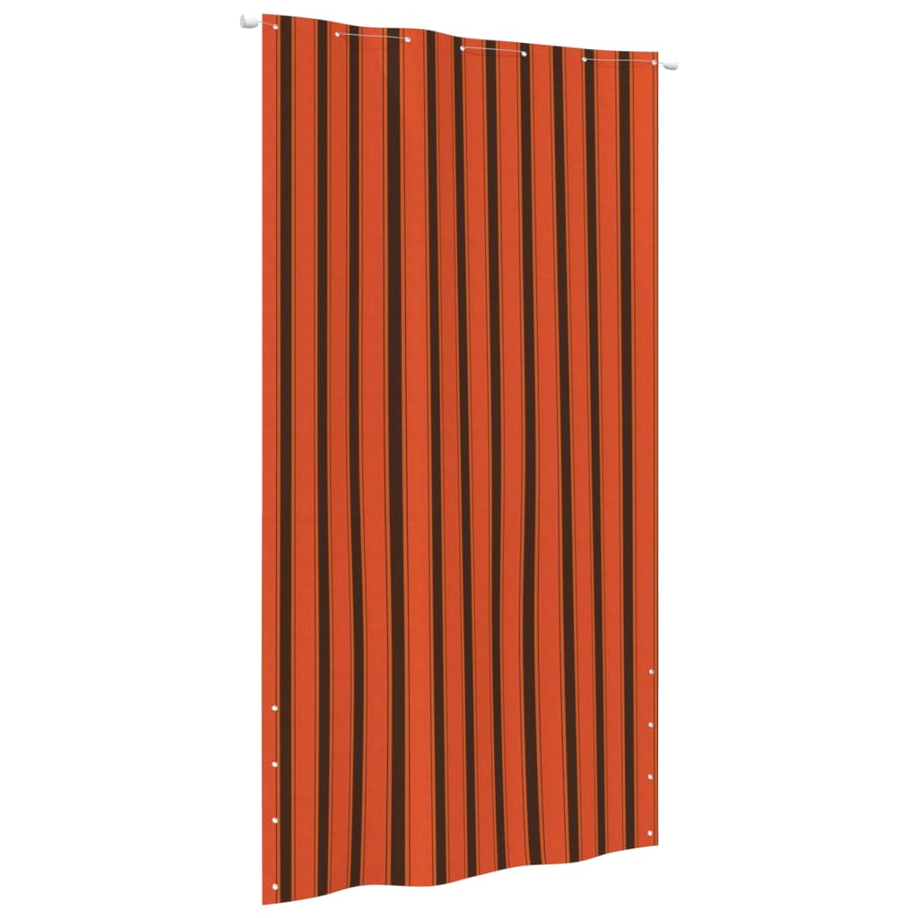 Parvekkeen suoja oranssi ja ruskea 140x240 cm Oxford kangas - Sisustajankoti.fi