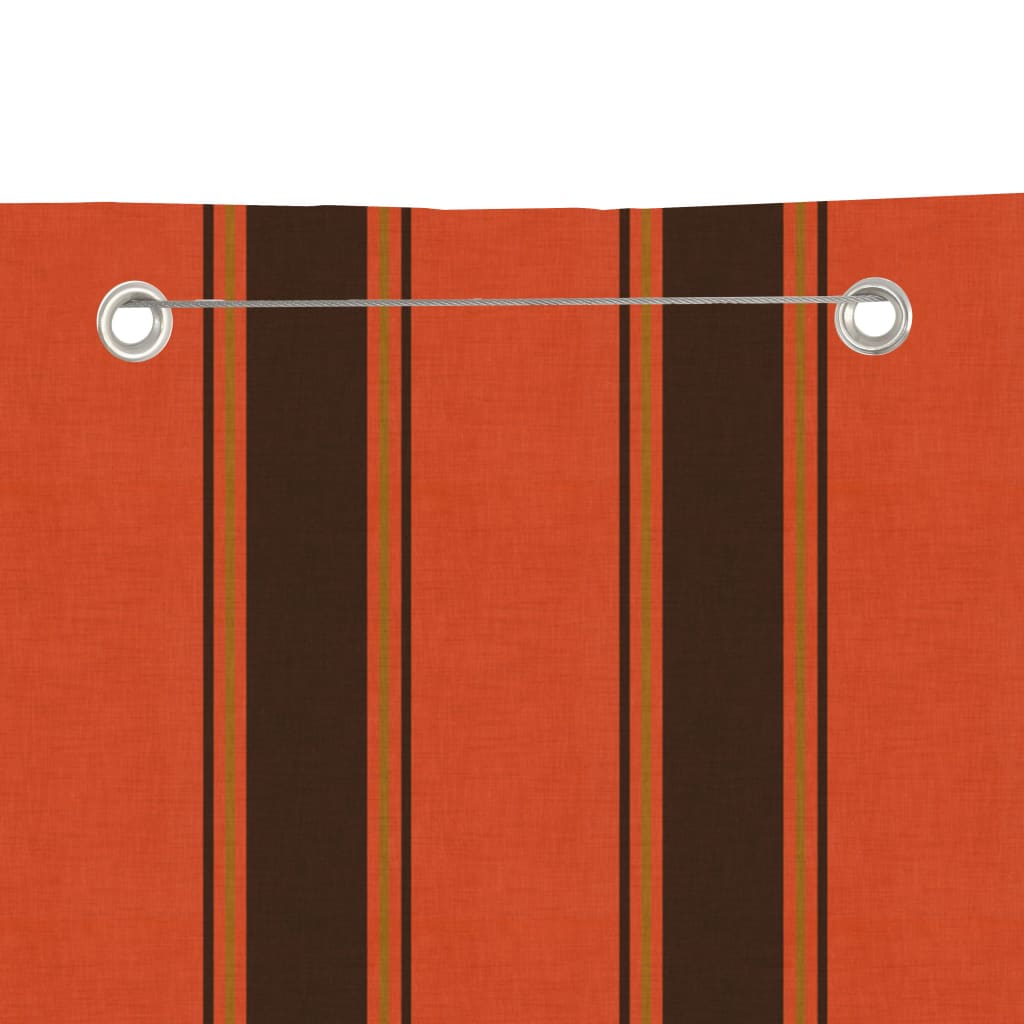 Parvekkeen suoja oranssi ja ruskea 140x240 cm Oxford kangas - Sisustajankoti.fi