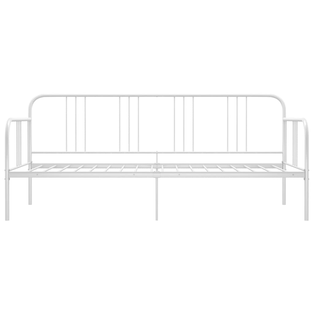 Sohvasängyn runko valkoinen metalli 90x200 cm - Sisustajankoti.fi