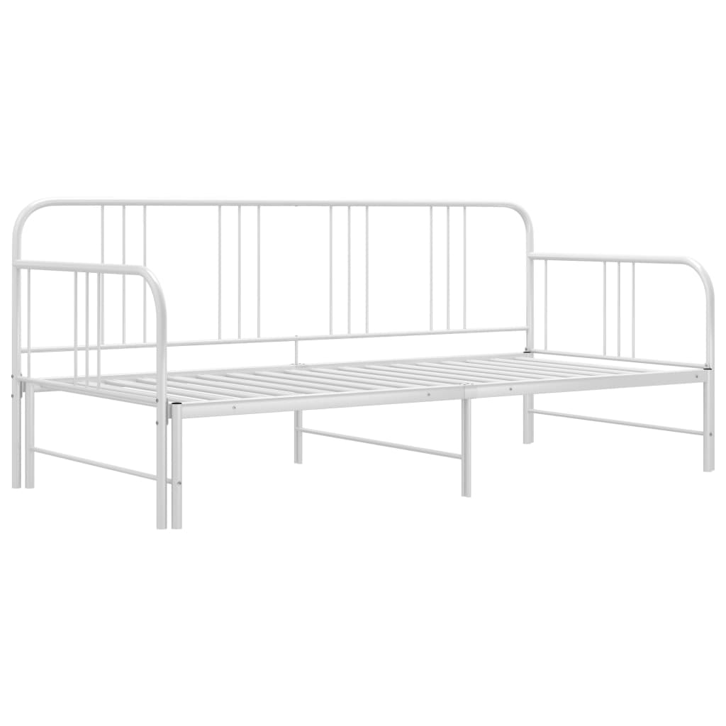Vuodesohvan runko valkoinen metalli 90x200 cm - Sisustajankoti.fi