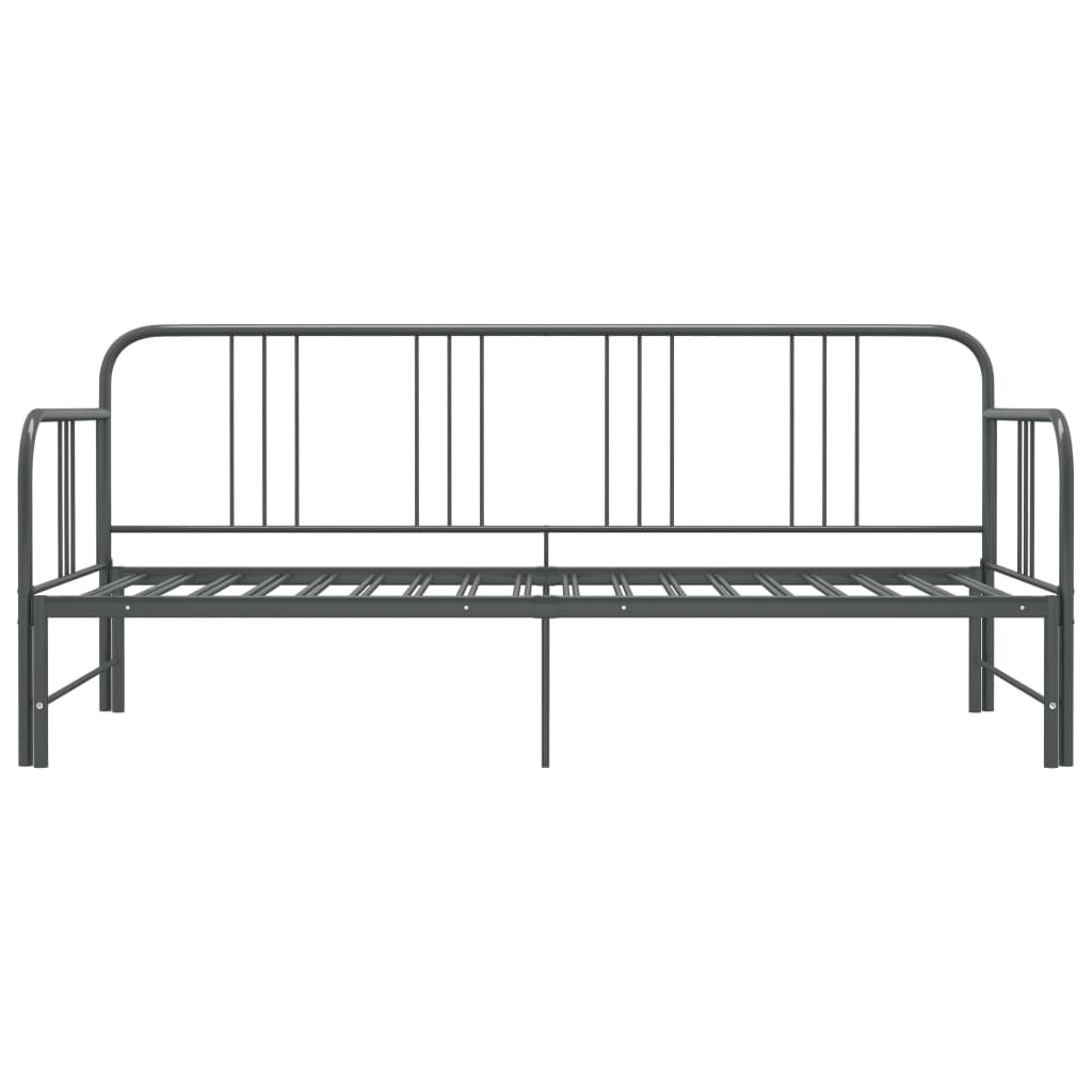 Vuodesohvan runko harmaa metalli 90x200 cm - Sisustajankoti.fi