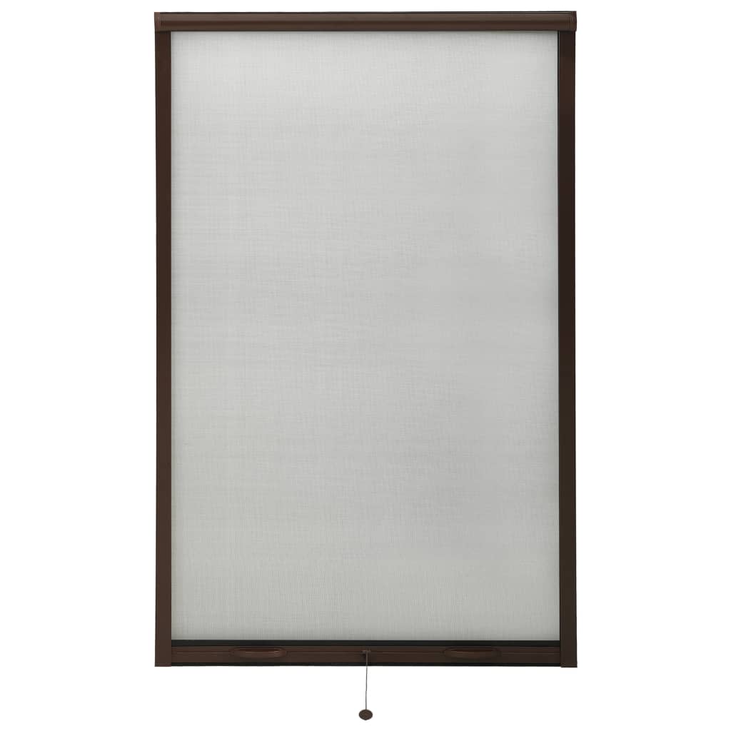Alas rullattava hyönteisverkko ikkunaan ruskea 100x170 cm - Sisustajankoti.fi