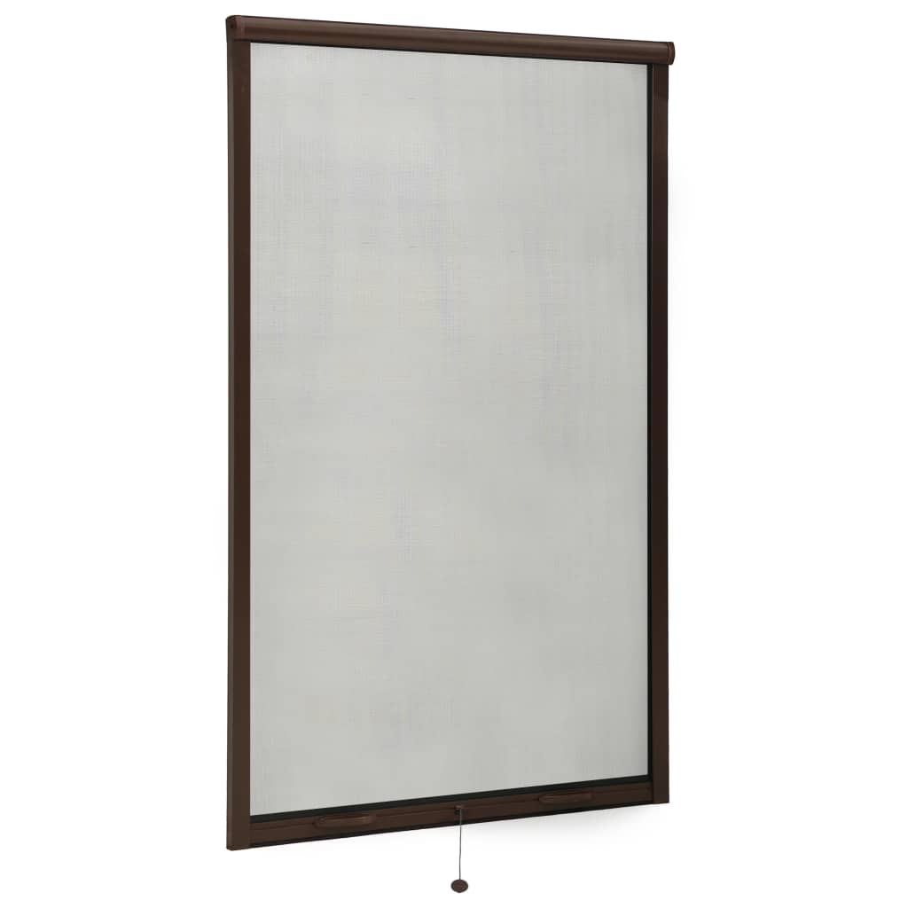 Alas rullattava hyönteisverkko ikkunaan ruskea 100x170 cm - Sisustajankoti.fi