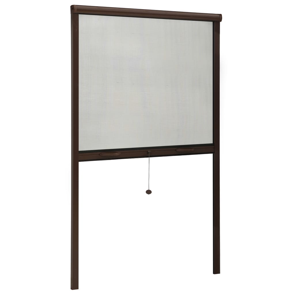 Alas rullattava hyönteisverkko ikkunaan ruskea 100x170 cm - Sisustajankoti.fi