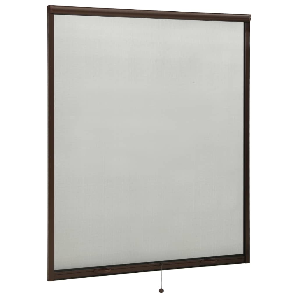Alas rullattava hyönteisverkko ikkunaan ruskea 160x170 cm - Sisustajankoti.fi