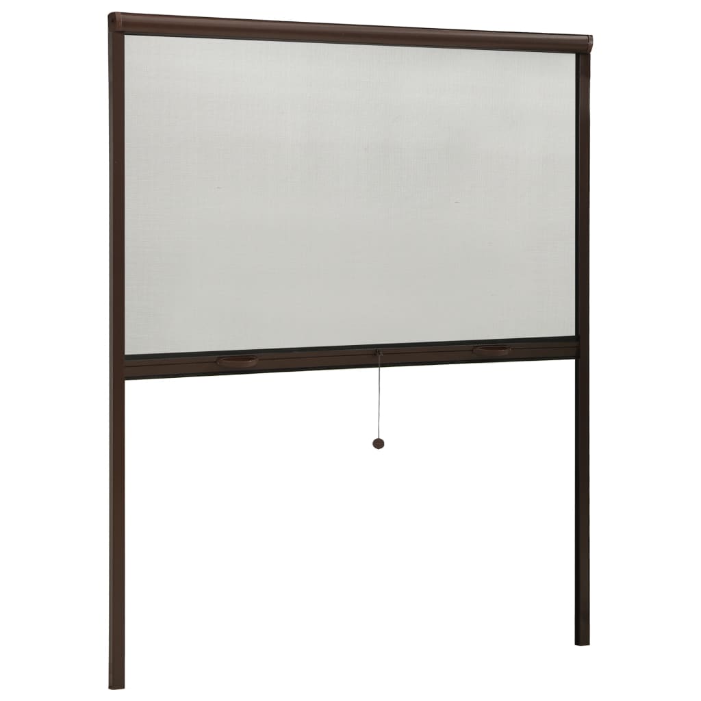 Alas rullattava hyönteisverkko ikkunaan ruskea 160x170 cm - Sisustajankoti.fi