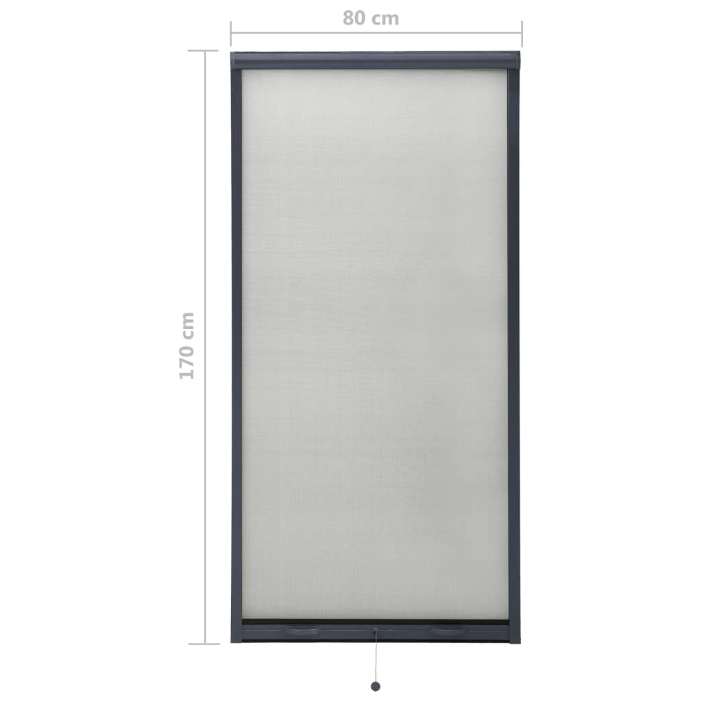 Alas rullattava hyönteisverkko ikkunaan antrasiitti 80x170 cm - Sisustajankoti.fi