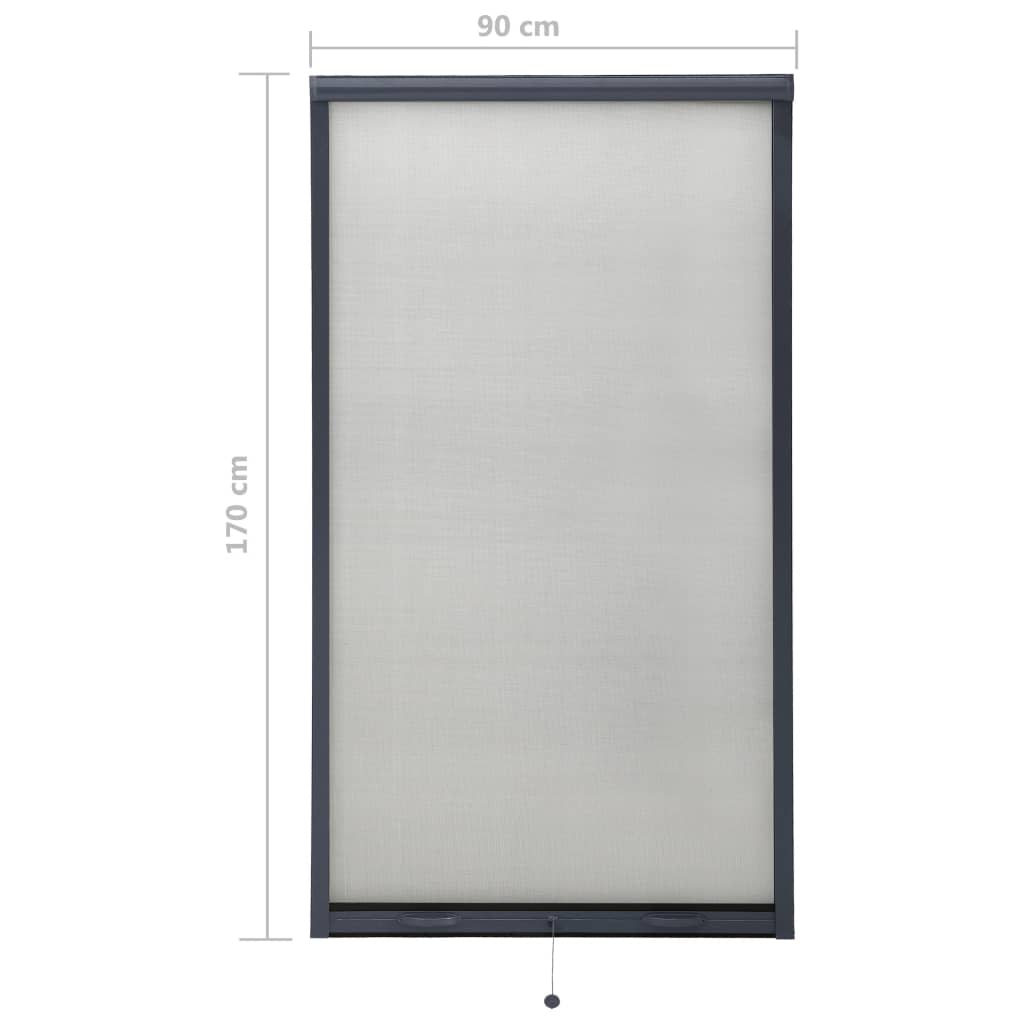 Alas rullattava hyönteisverkko ikkunaan antrasiitti 90x170 cm - Sisustajankoti.fi