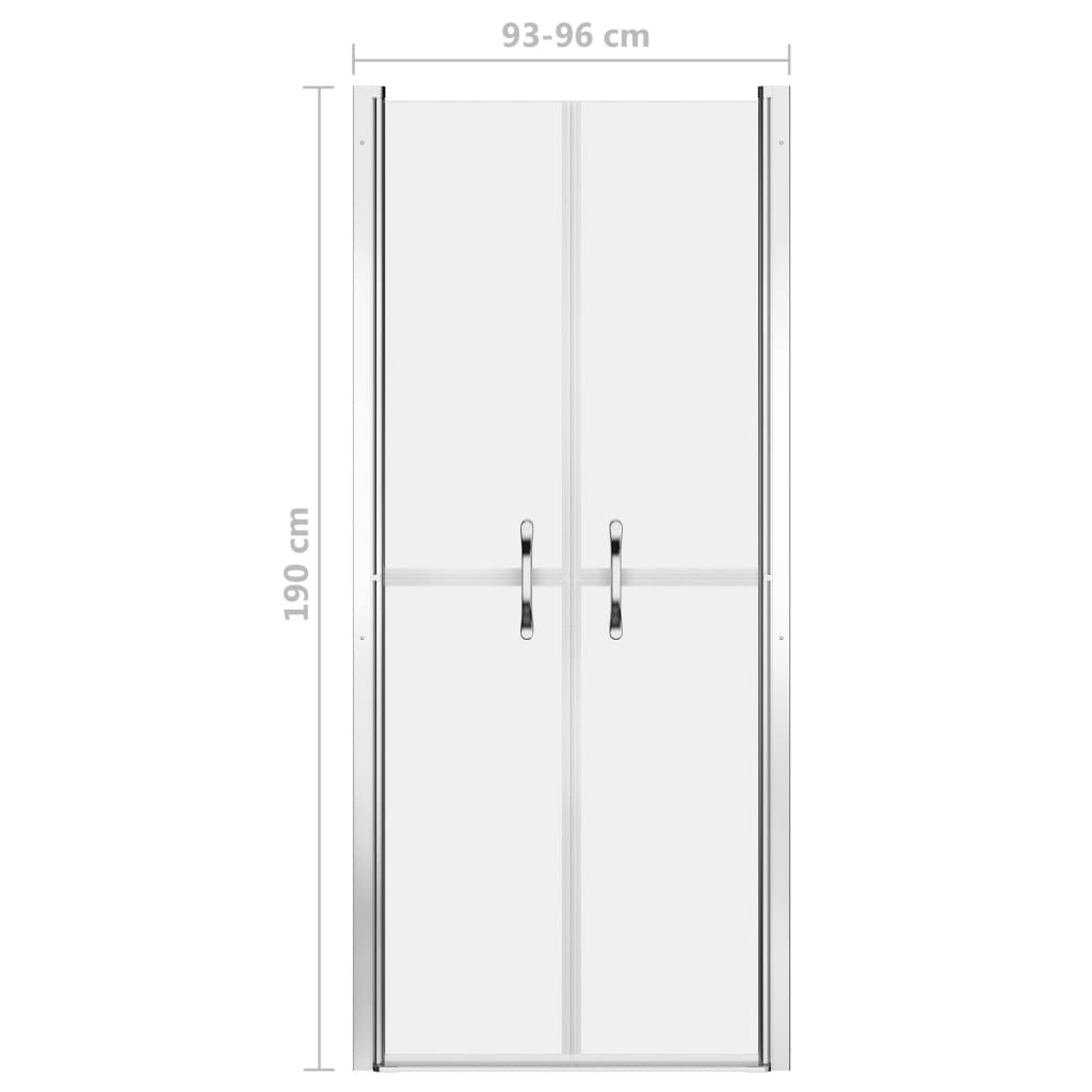 Suihkuovi huurrettu ESG 96x190 cm - Sisustajankoti.fi