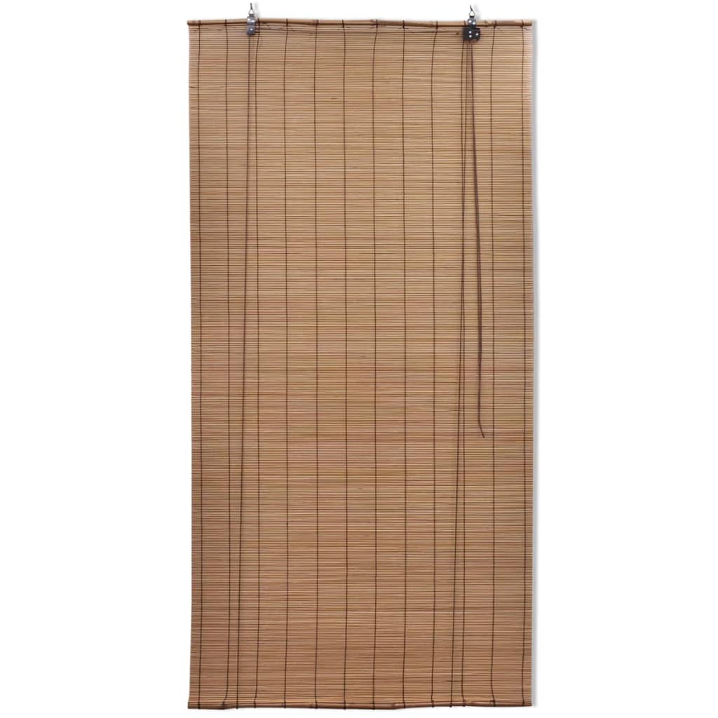Bambu rullaverhot 2 kpl 80 x 160 cm ruskea - Sisustajankoti.fi