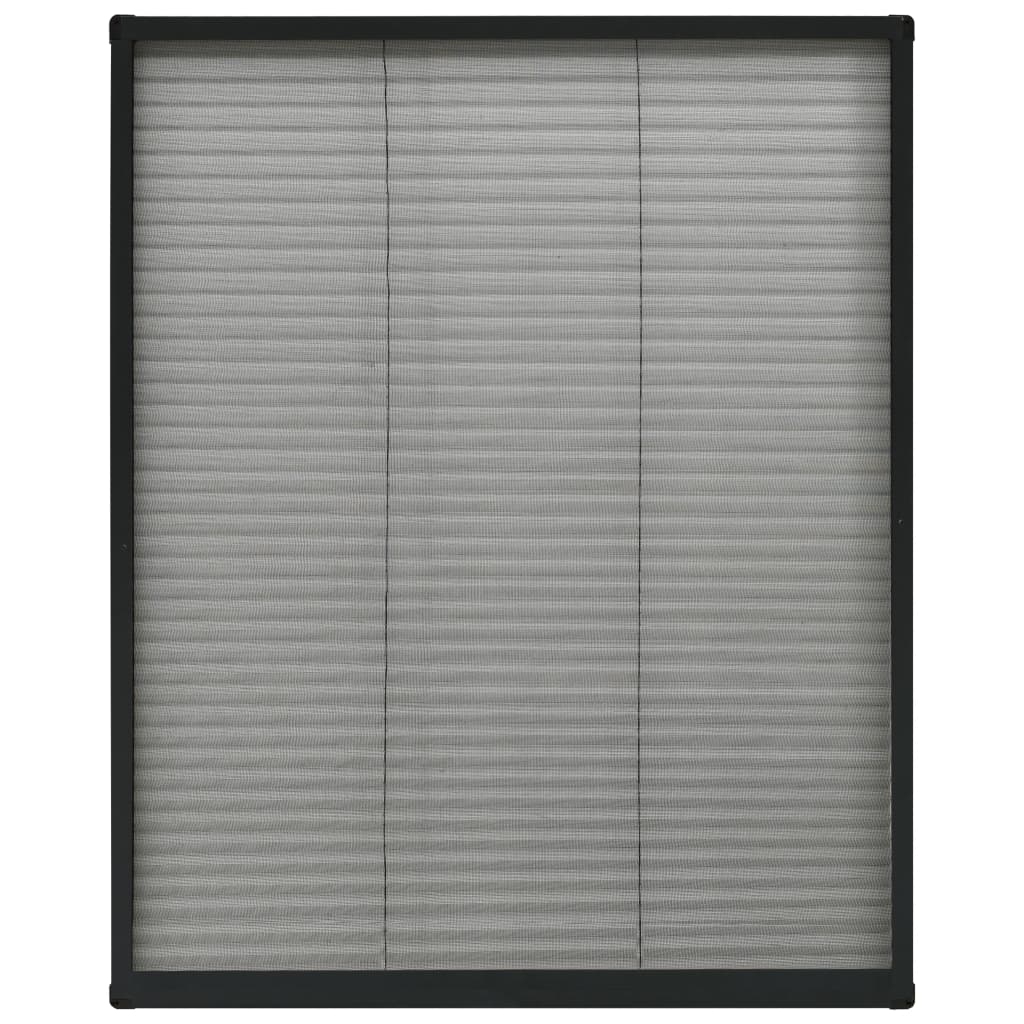 Laskostettu hyönteisverkko ikkunaan 80x100cm alumiini antras. - Sisustajankoti.fi