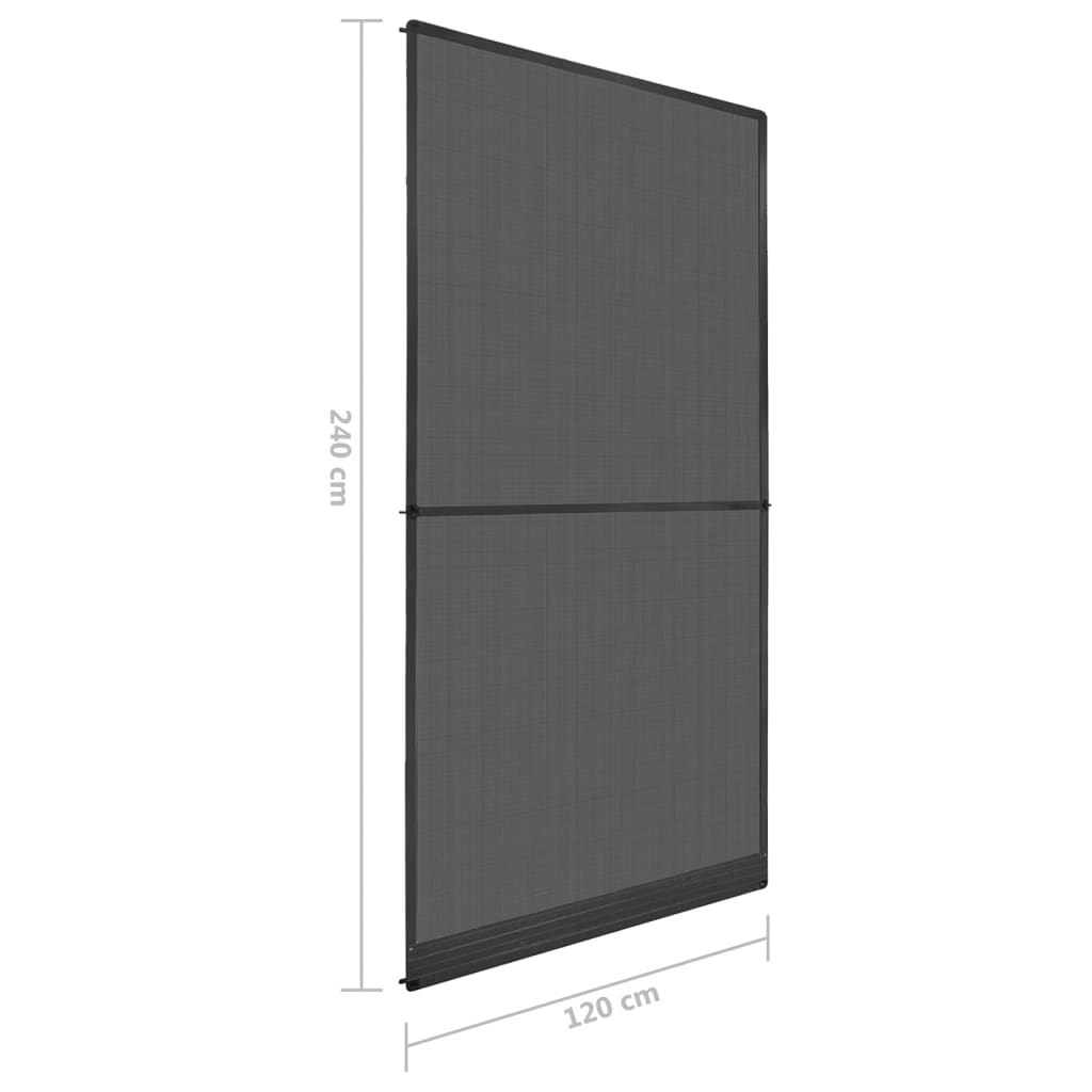 Saranoitu hyönteisverkko oviin 120x240 cm antrasiitti - Sisustajankoti.fi