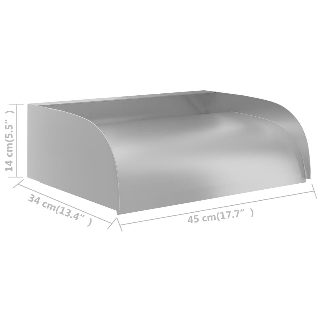 Vesiputous 304 ruostumaton teräs 45x34x14 cm - Sisustajankoti.fi