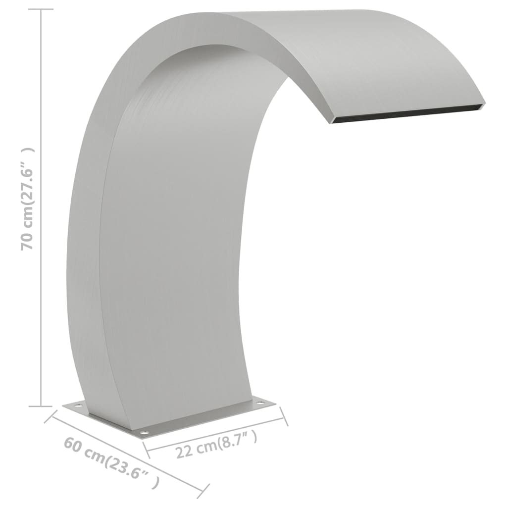 Uima-altaan suihkulähde 304 ruostumaton teräs 30x60x70 cm - Sisustajankoti.fi