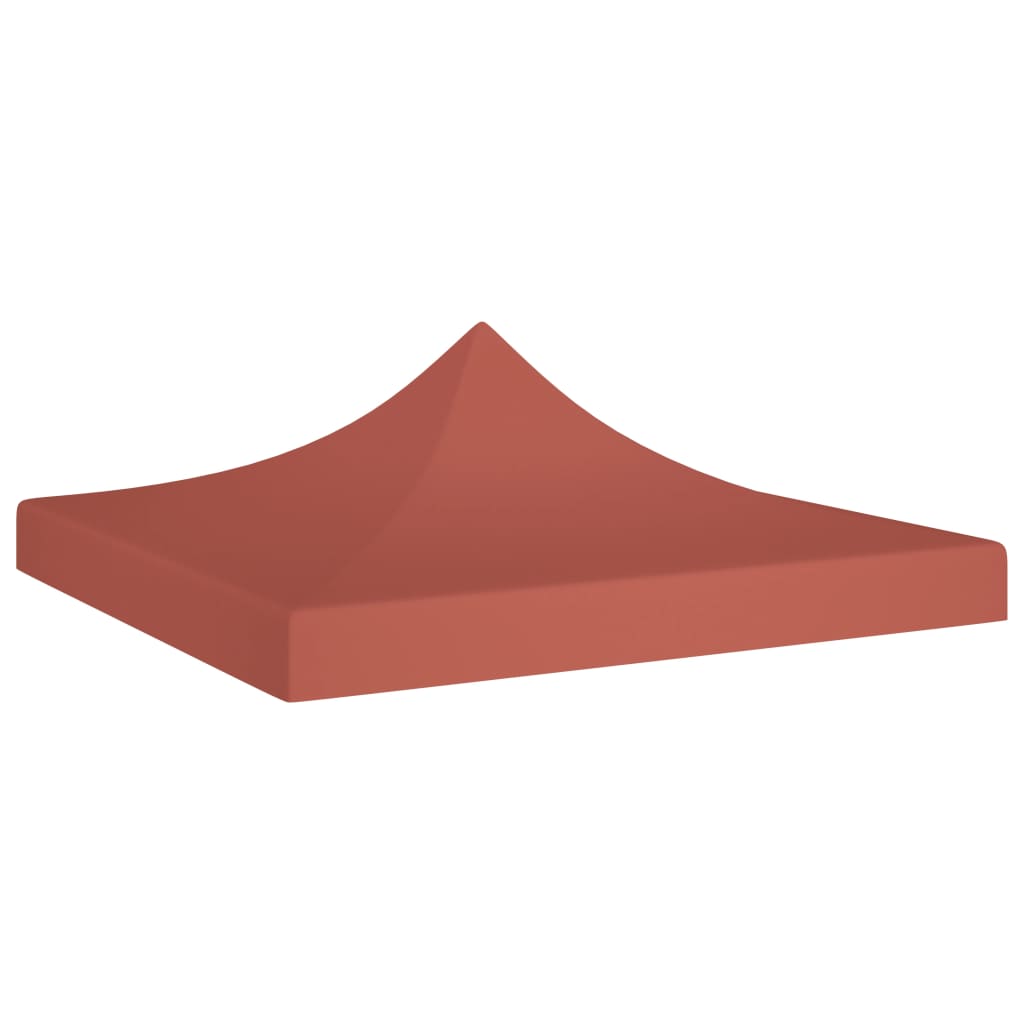 Juhlateltan katto 2x2 m terrakotta 270 g/m² - Sisustajankoti.fi