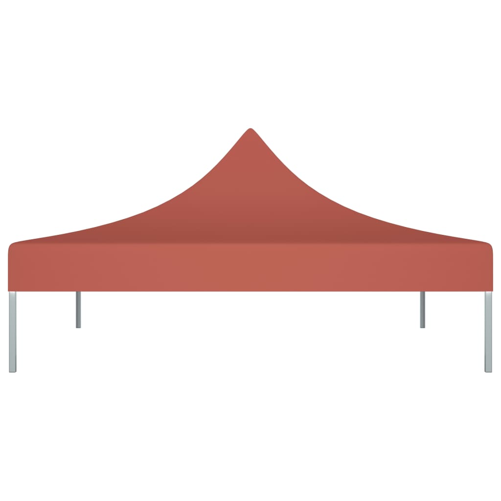 Juhlateltan katto 2x2 m terrakotta 270 g/m² - Sisustajankoti.fi