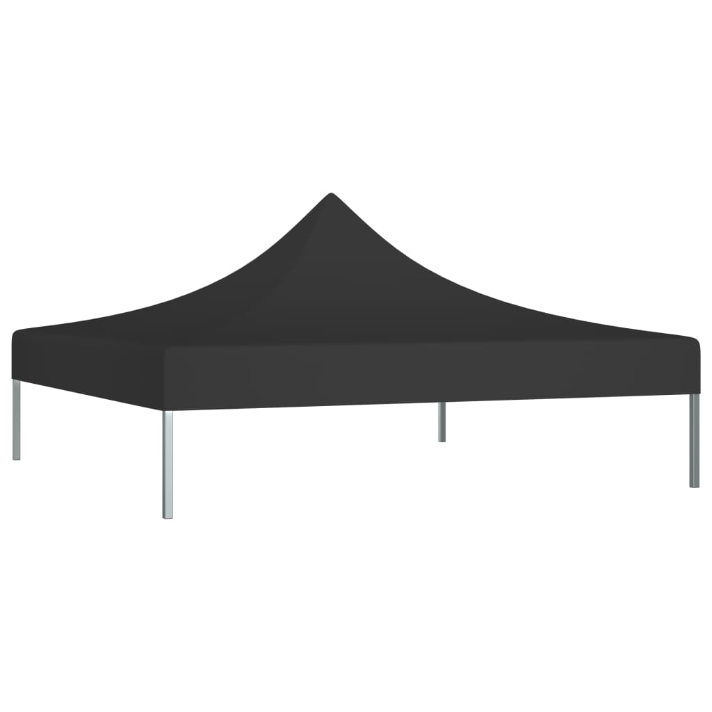 Juhlateltan katto 2x2 m musta 270 g/m² - Sisustajankoti.fi