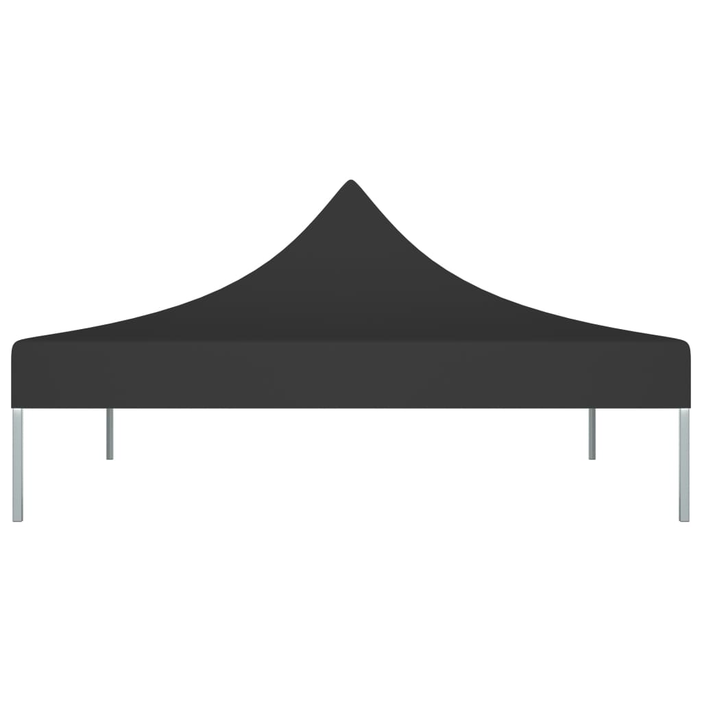 Juhlateltan katto 2x2 m musta 270 g/m² - Sisustajankoti.fi
