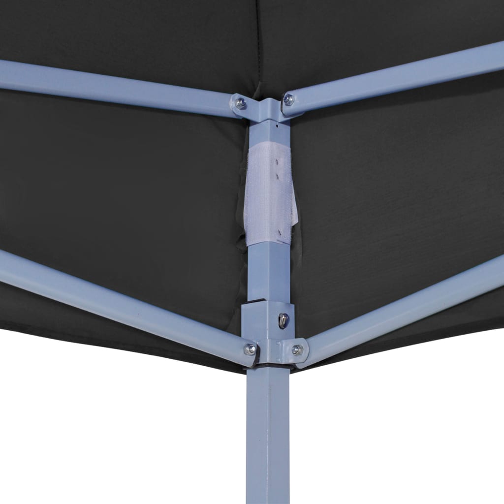 Juhlateltan katto 2x2 m musta 270 g/m² - Sisustajankoti.fi