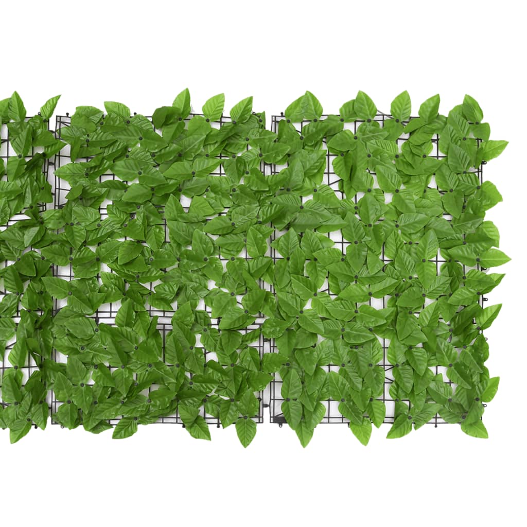 Parvekkeen suoja vihreillä lehdillä 300x75 cm - Sisustajankoti.fi